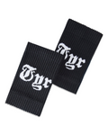TYR | Muñequeras Performance Script Black/White