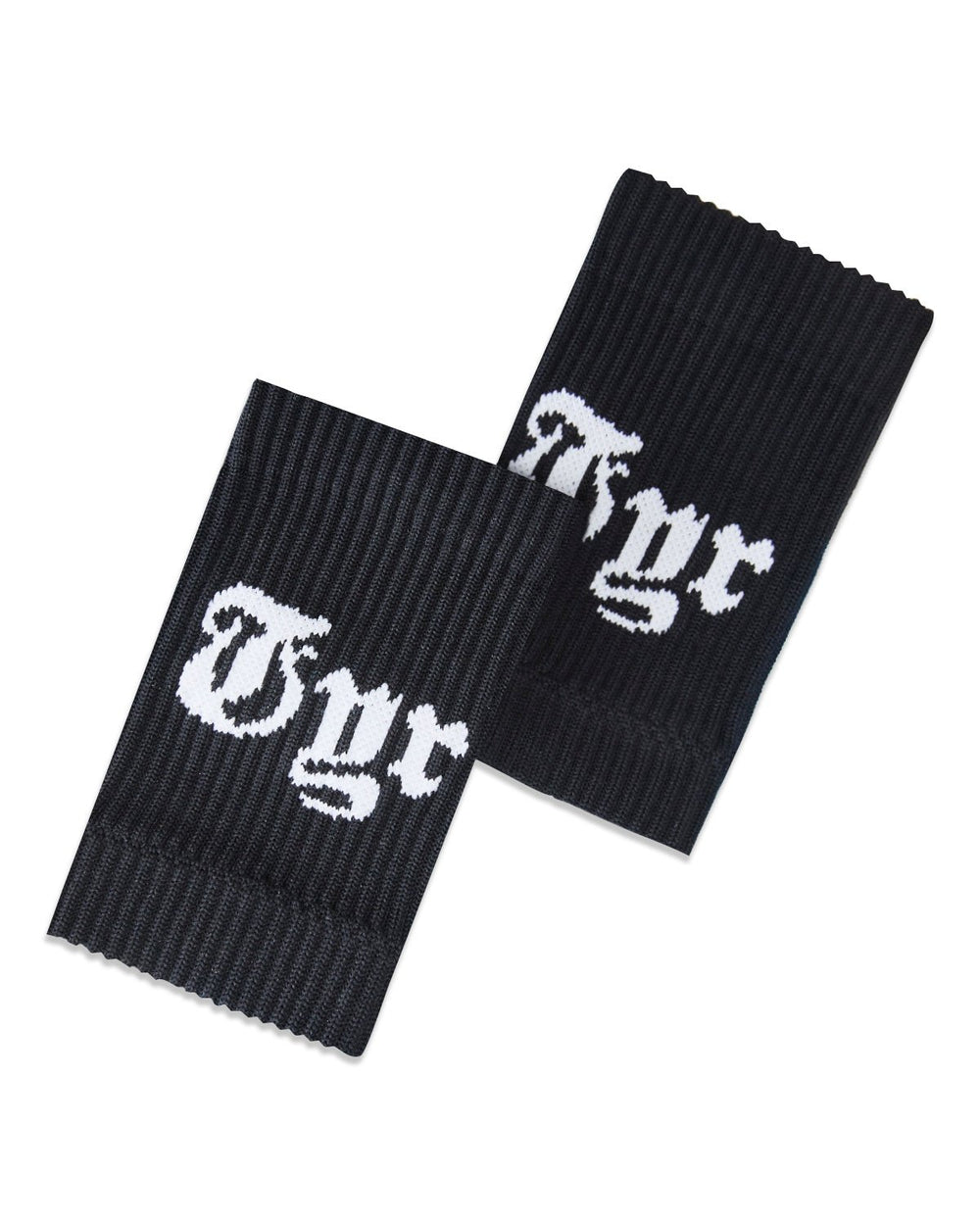 TYR | Muñequeras Performance Script Black/White