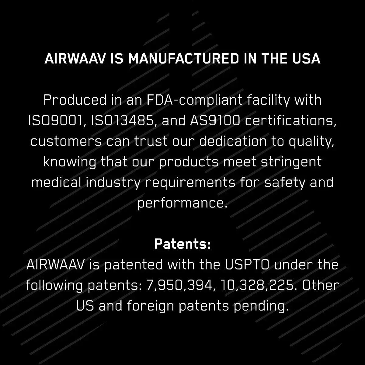 AIRWAAV | RX1 Recovery Mouthpiece Blue