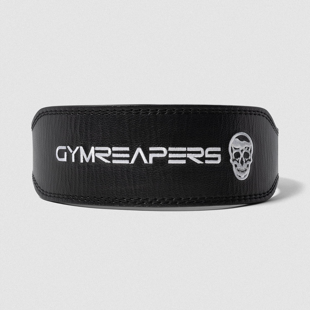 GYMREAPERS | Cinturón Leather Black