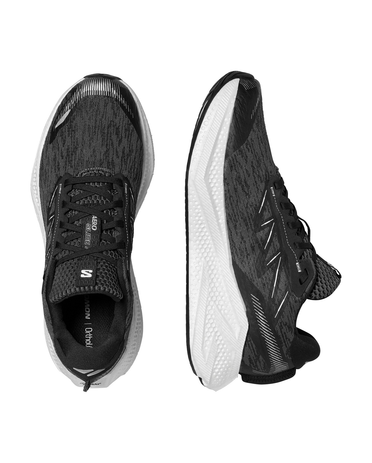 SALOMON | AERO GLIDE 4 Black / White / Ftw Silver