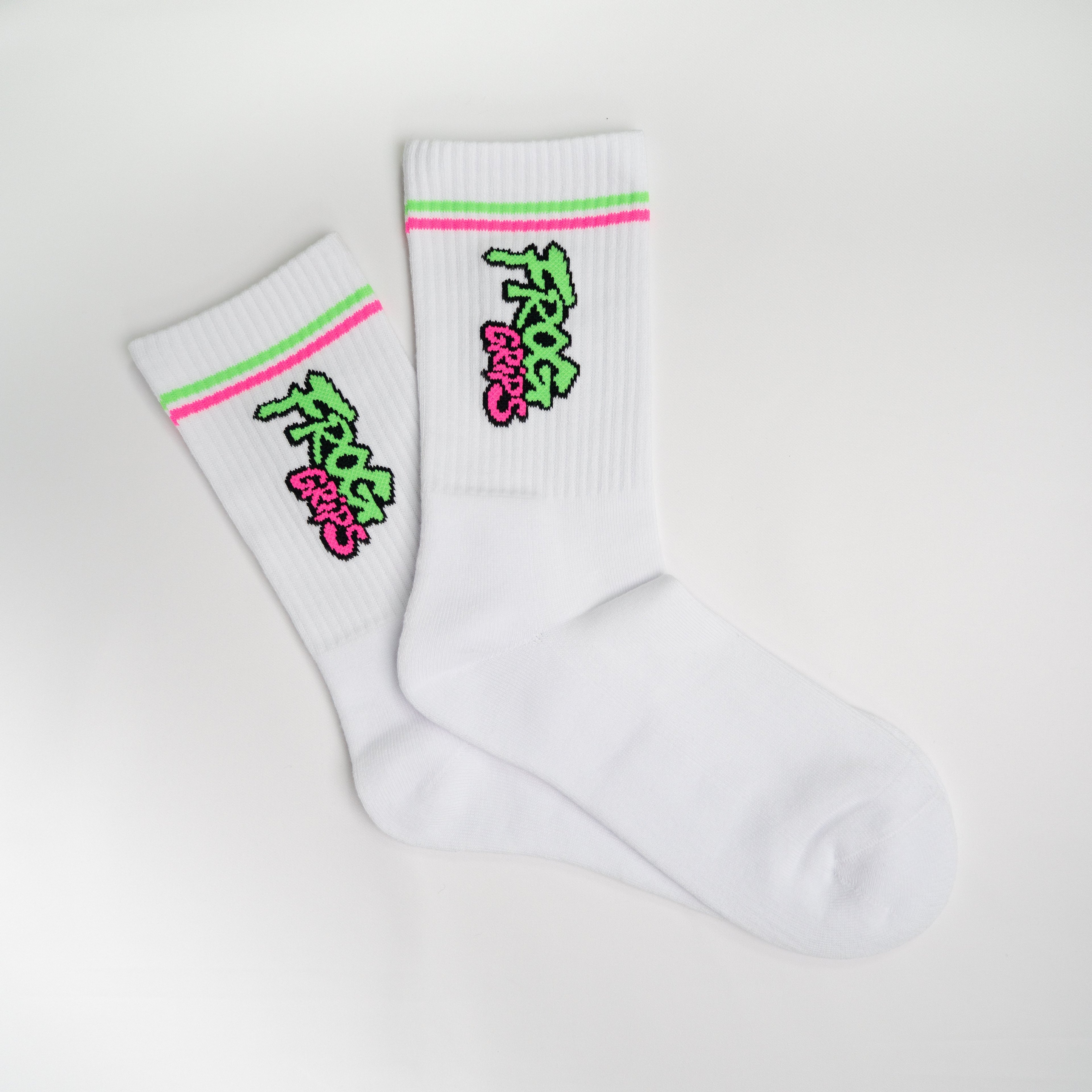 FROG GRIPS | Calcetas Retro White