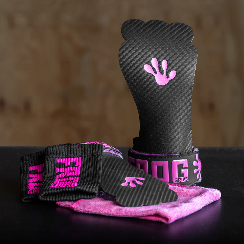 FROG GRIPS | ELITE GRIPS HD - Fingerless Pink