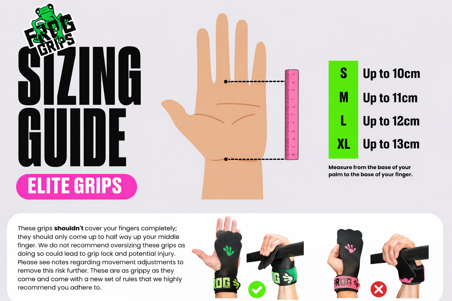 FROG GRIPS | ELITE GRIPS HD - Fingerless Lavender