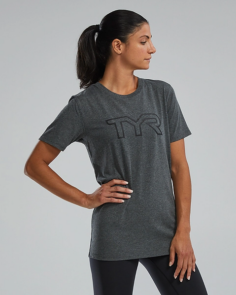 TYR | Playera Charcoal Heather UNISEX