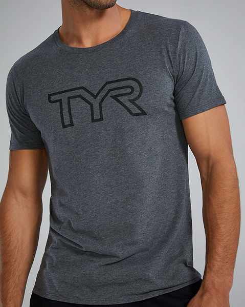 TYR | Playera Charcoal Heather UNISEX