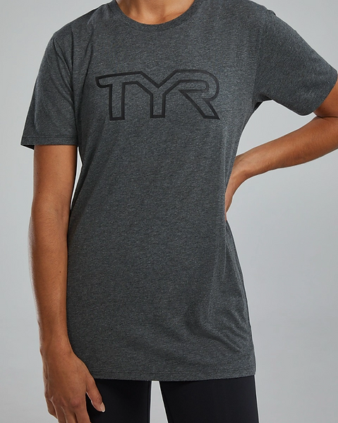 TYR | Playera Charcoal Heather UNISEX