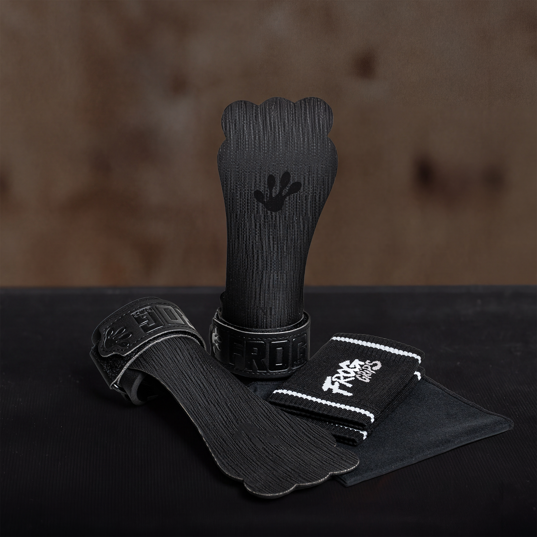 FROG GRIPS | ELITE HYBRID - Fingerless Black