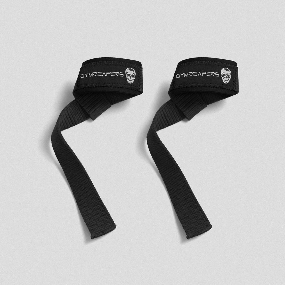 GYMREAPERS | Lifting Straps Black/White