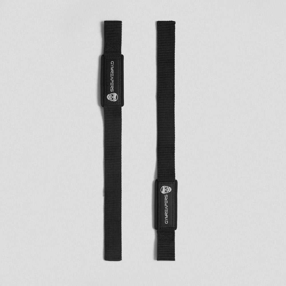 GYMREAPERS | Lifting Straps Black/White