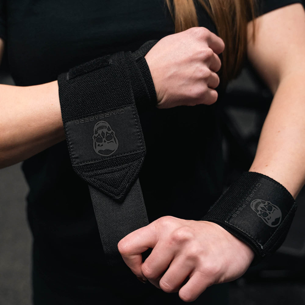 GYMREAPERS | Muñequeras Black/Black