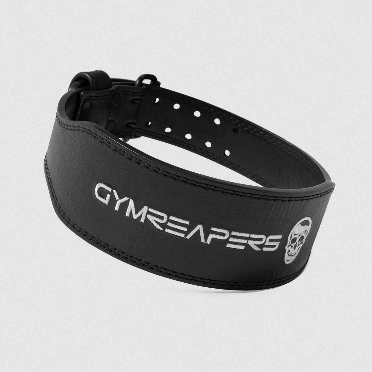 GYMREAPERS | Cinturón Leather Black