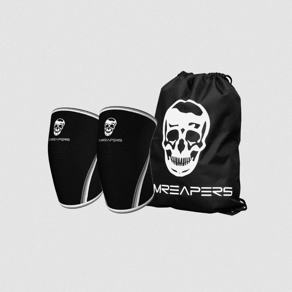 GYMREAPERS | Rodilleras 7MM Black/White