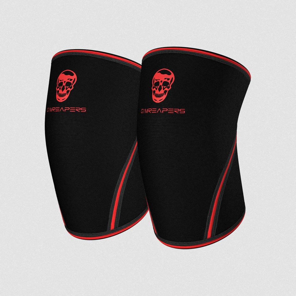 GYMREAPERS | Rodilleras 7MM Black/Red