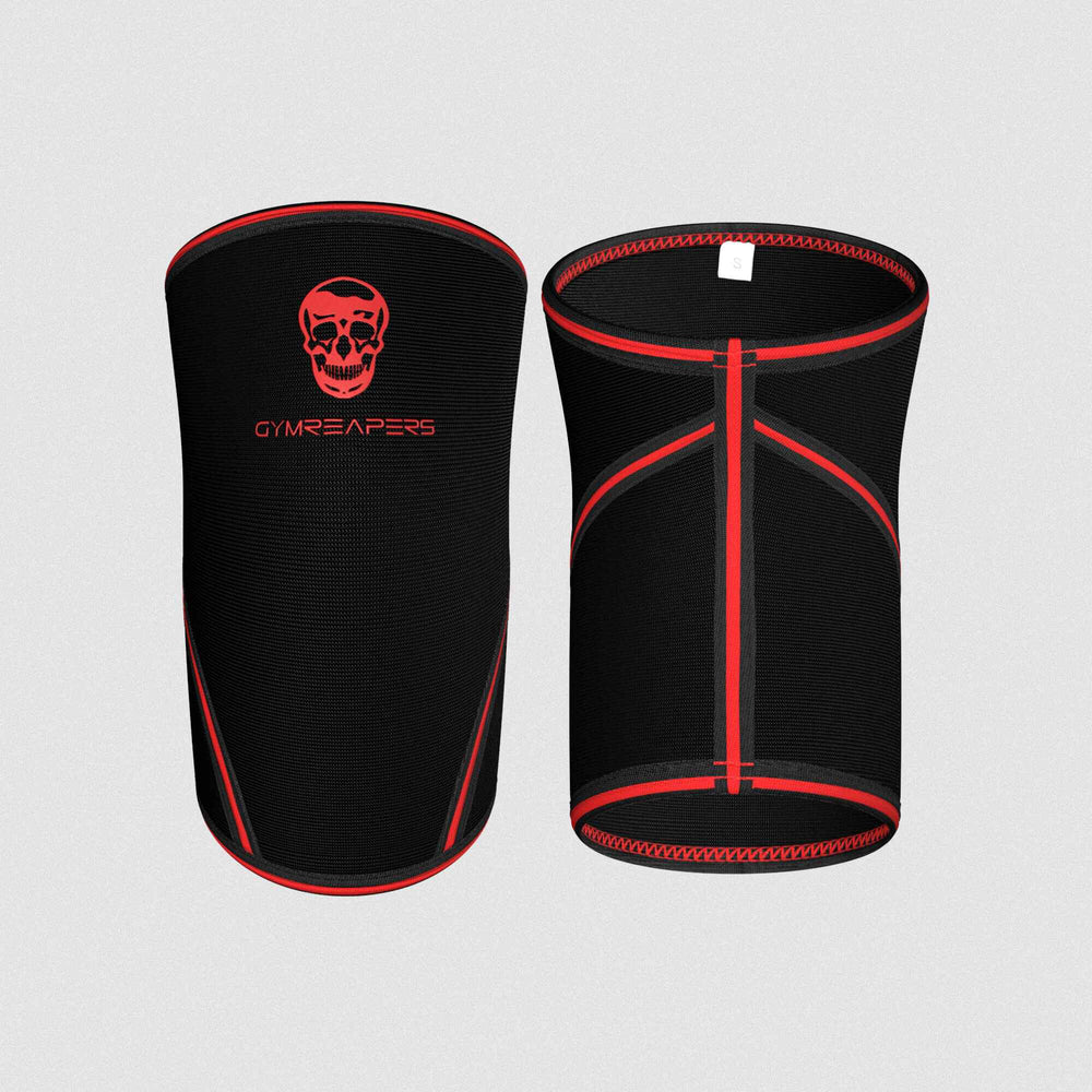 GYMREAPERS | Rodilleras 7MM Black/Red