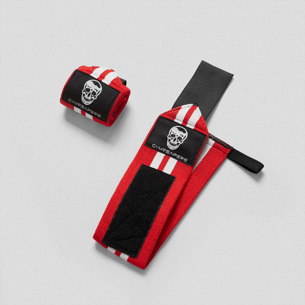 GYMREAPERS | Muñequeras Red/White