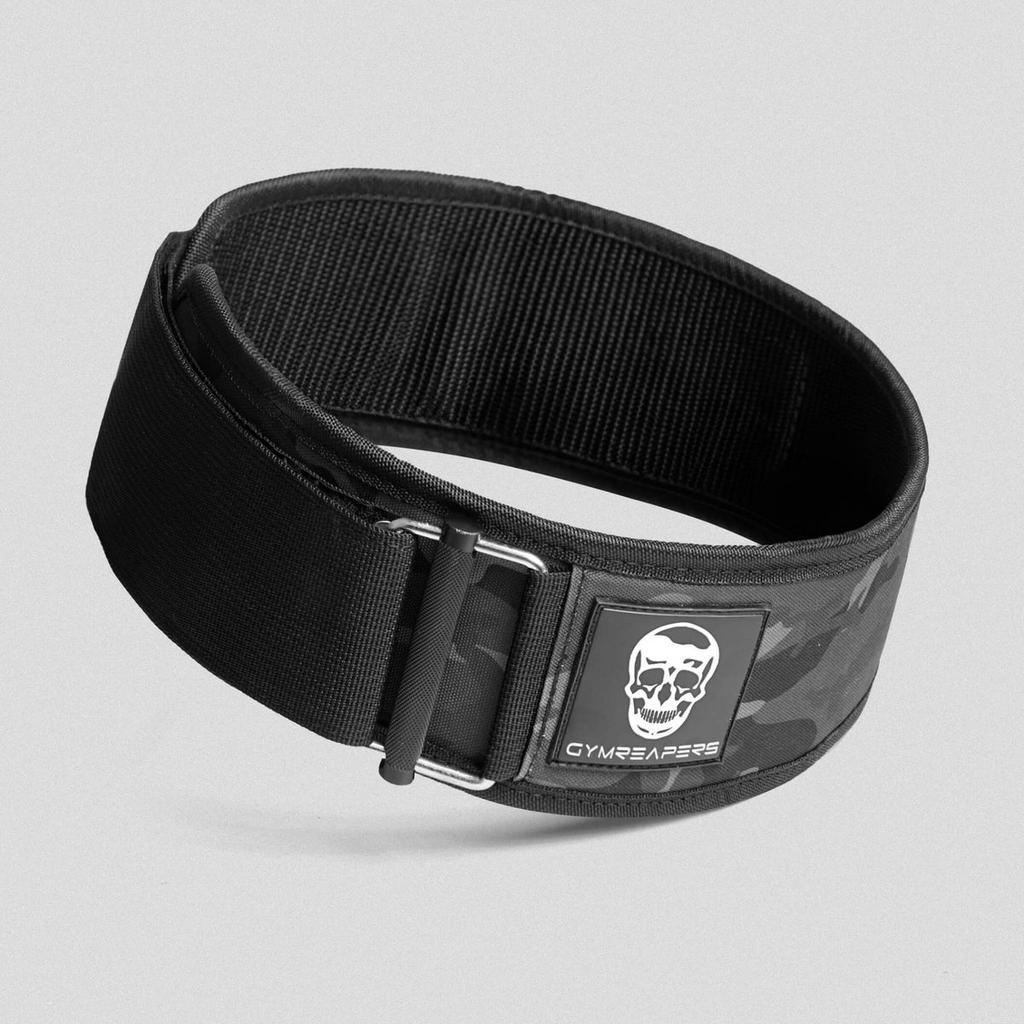 GYMREAPERS | Cinturón Quick Locking Midnight Camo