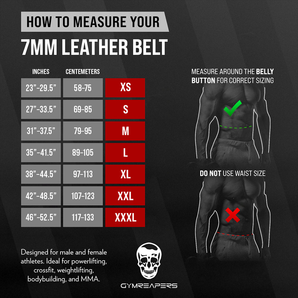 GYMREAPERS | Cinturón Leather Black