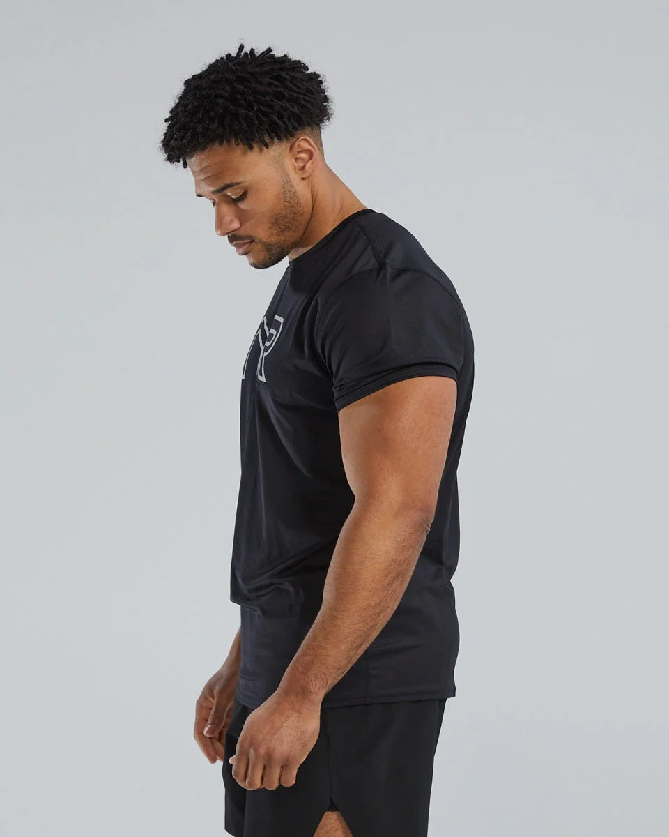 TYR | Playera Airtec Logo Black