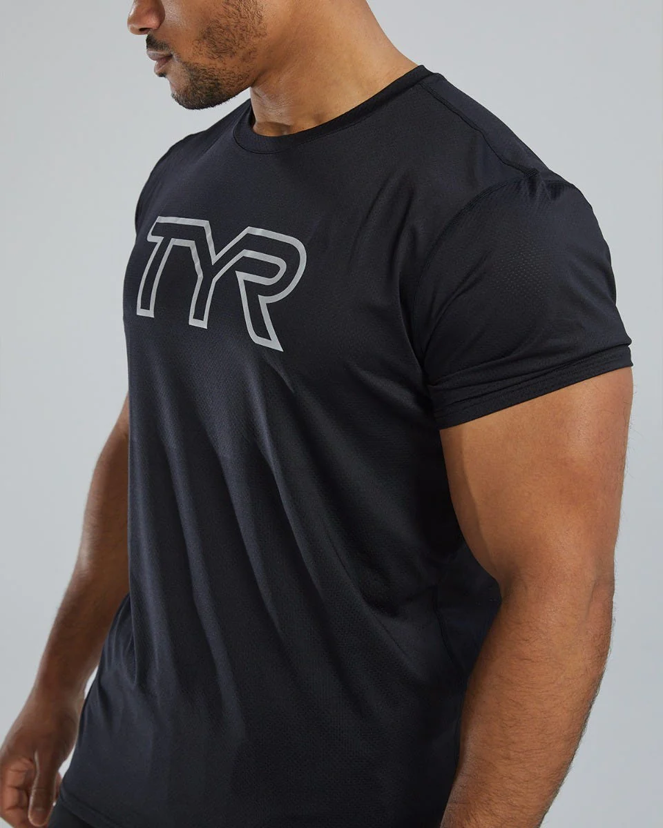 TYR | Playera Airtec Logo Black