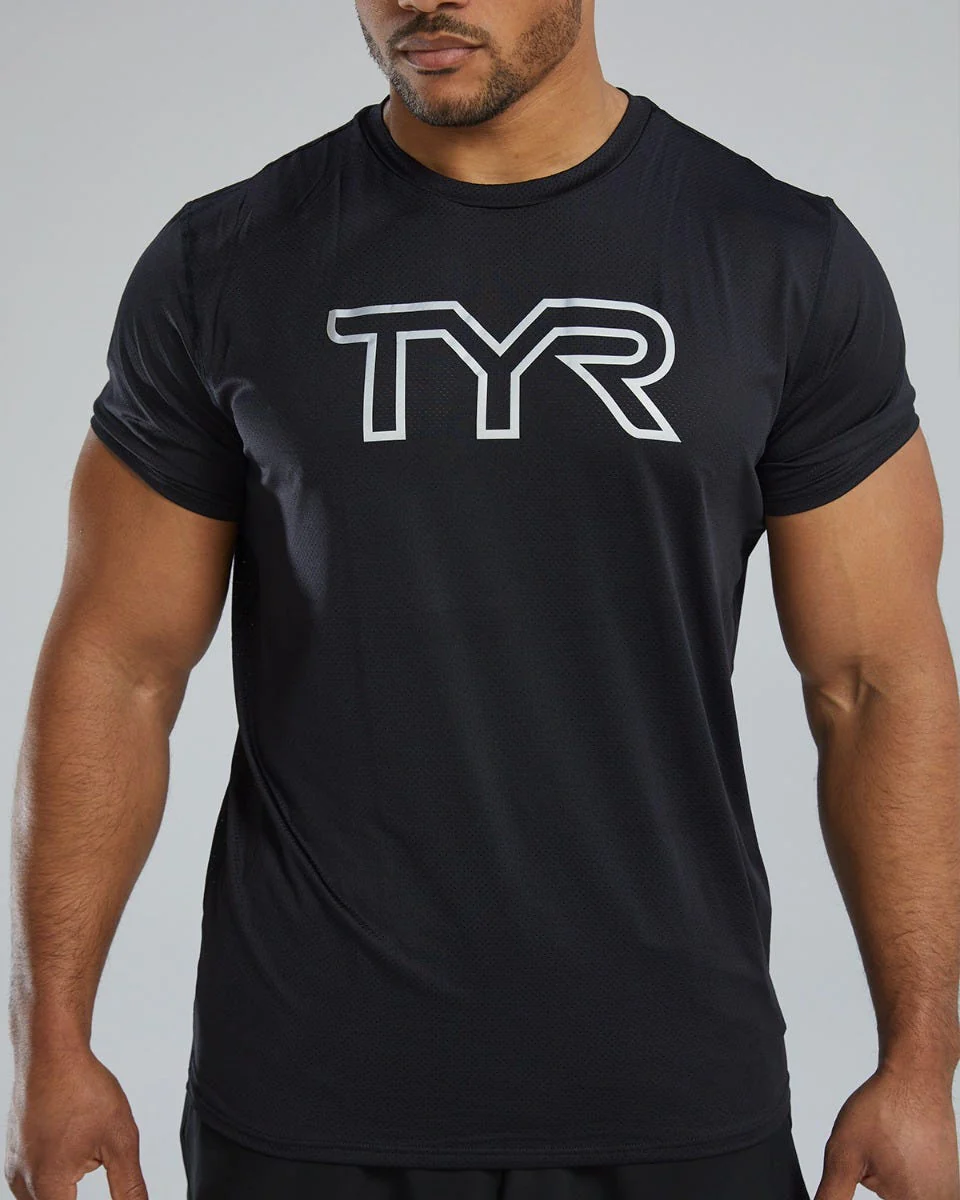 TYR | Playera Airtec Logo Black