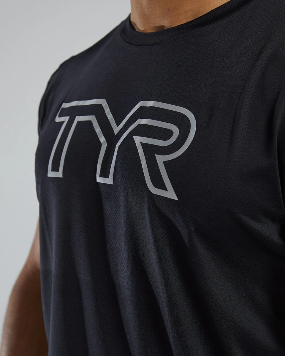 TYR | Playera Airtec Logo Black