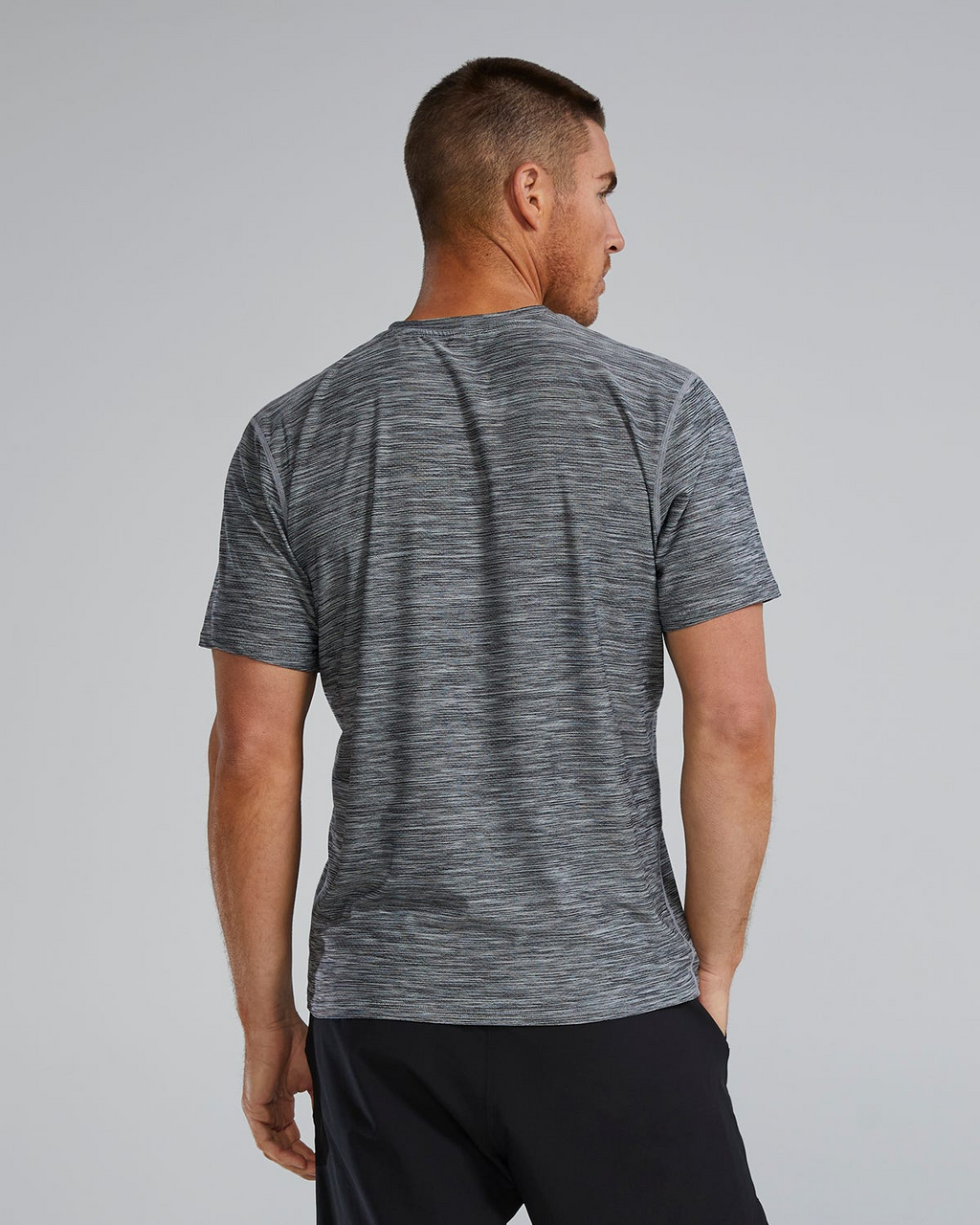 TYR | Playera Airtec Logo Heather Grey