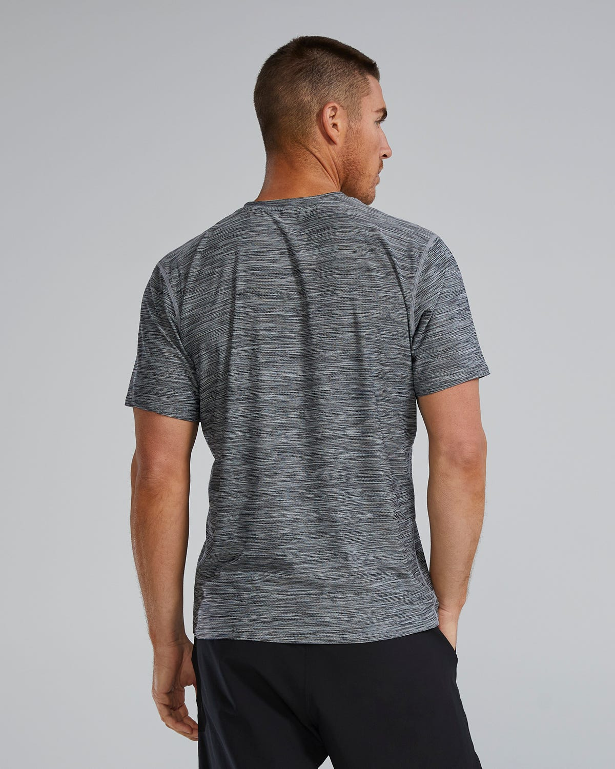 TYR | Playera Airtec Logo Heather Grey