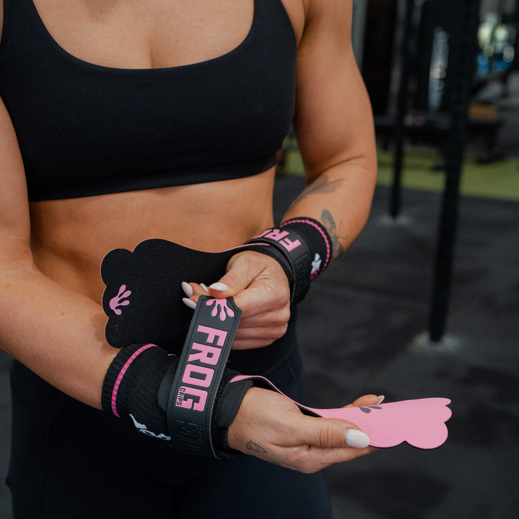 FROG GRIPS | ELITE HYBRID - Fingerless Pink