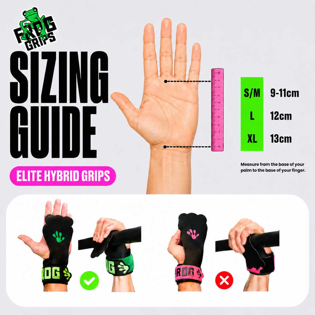 FROG GRIPS | ELITE HYBRID - Fingerless Pink