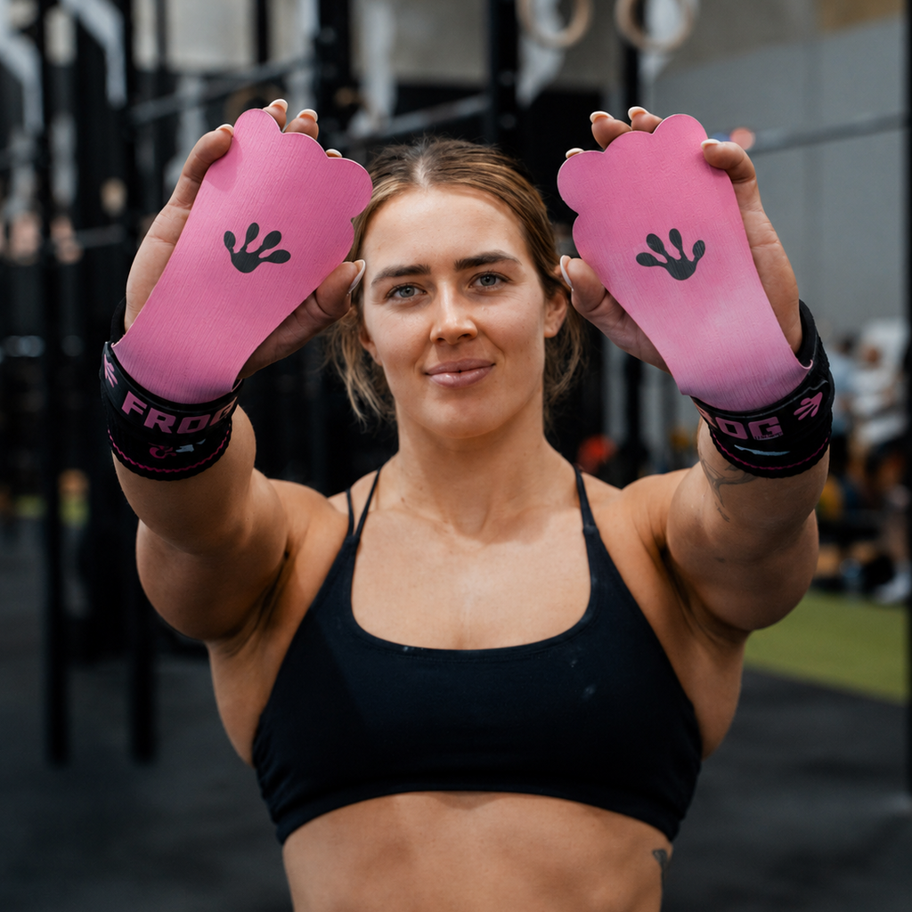 FROG GRIPS | ELITE HYBRID - Fingerless Pink