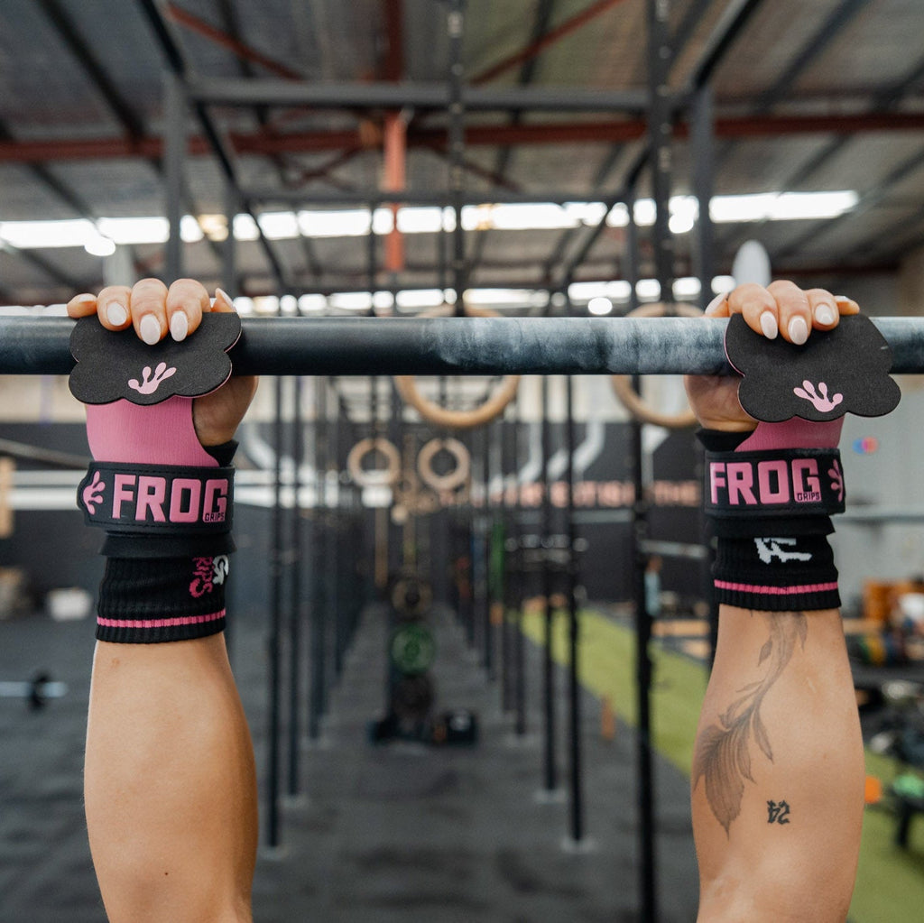 FROG GRIPS | ELITE HYBRID - Fingerless Pink